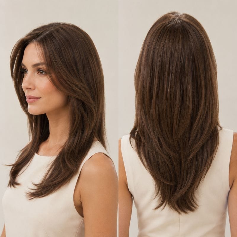 Hollow Design Hair Piece-1 shown for Custom Hair Pieces Manufacturer product planning