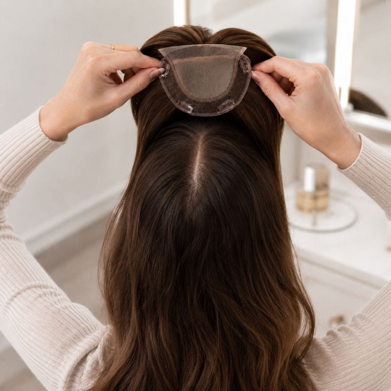Hollow Design Hair Piece-3 shown for Custom Hair Pieces Manufacturer product planning